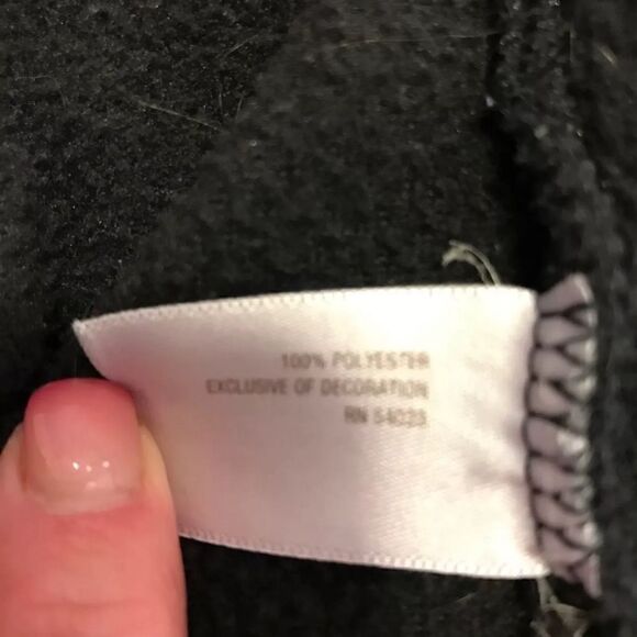 Old Navy Womens Black Full Zip Performance Fleece Jacket - Size Small S - Picture 5 of 5